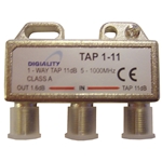 DIGIALITY 1-vägs tap 1-11, 5-1000 MHz, 1,6 dB